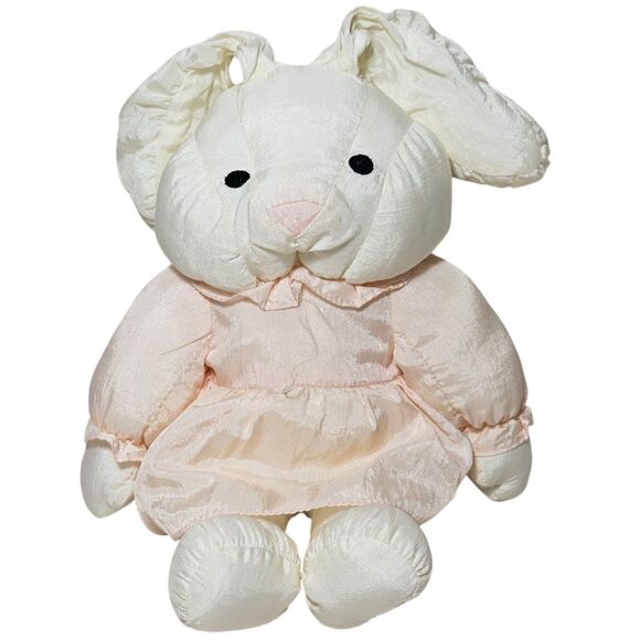 Vintage Mervyn's Bunny Stuffed Animal 11" Rare Collectible Made In Korea - Picture 1 of 9